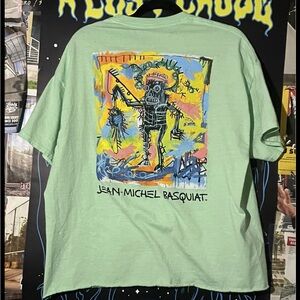 Jean Michel Basquiat “Fishing” tee